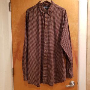 Ralph Lauren Plaid Classic Fit Button Down Shirt